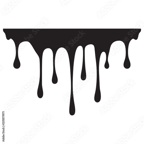 Honey dipper stick with dripping honey vector, Honey stick black silhouette icon vector illustration
