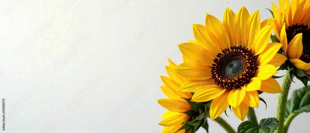 Obraz premium Sunflowers in a Golden Frame - AI Art