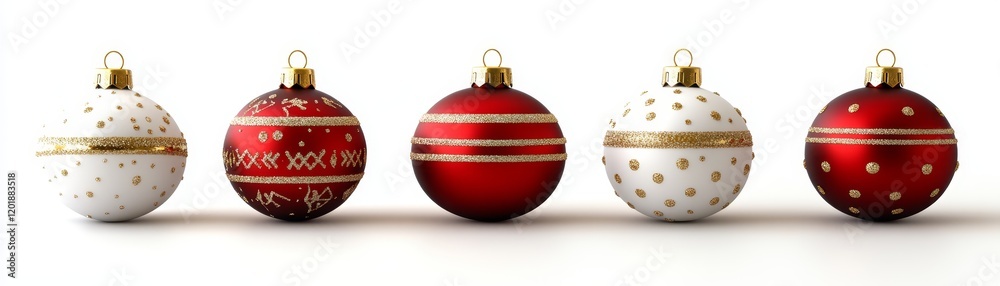 Festive red and gold christmas ornaments dazzle with holiday cheer elegance elegant Festive red and gold christmas ornaments dazzle with holiday cheer elegance elegant