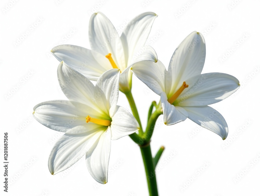 Elegant White Flowers - Botanical Design Elegant White Flowers - Botanical Design