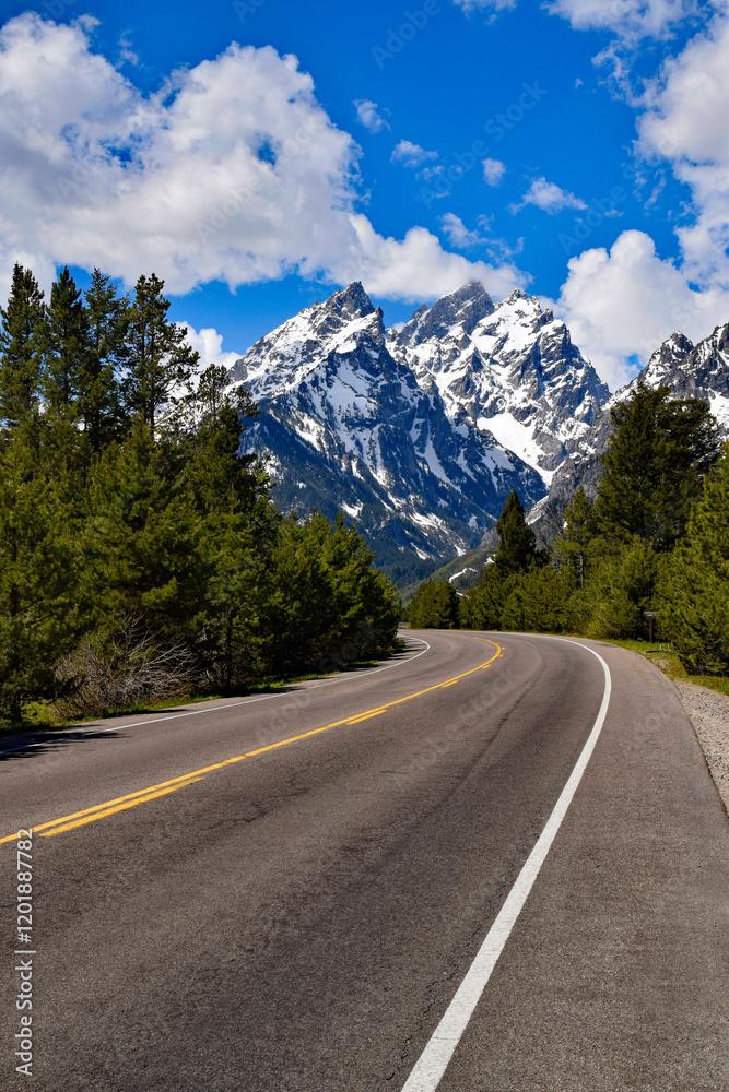 Fototapeta premium U.S.A. Wyoming, Grand Teton National Park