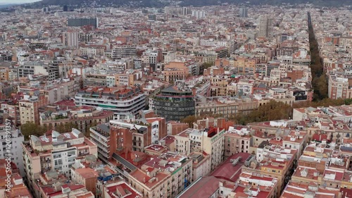 Barcelona con dron