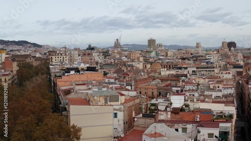 Barcelona con dron