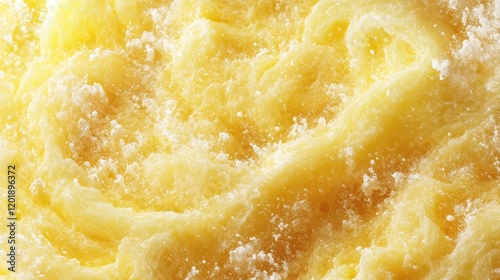 Creamy yellow food texture, close-up shot.  Use food blog, recipe site photo