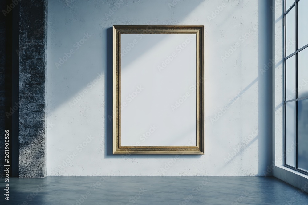 This image captures an empty, ornate frame against a textured wall, beautifully combining minimalism and rustic charm, which invites imagination and creativity. This image captures an empty, ornate frame against a textured wall, beautifully combining minimalism and rustic charm, which invites imagination and creativity.