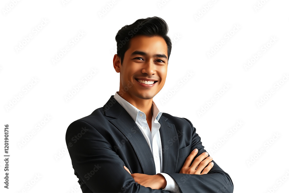 Confident Business Professional PNG Arms Crossed Confident Business Professional PNG Arms Crossed
