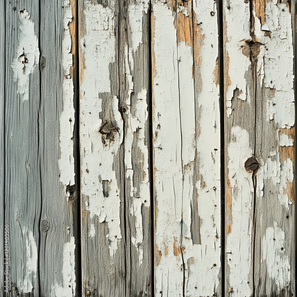 Weathered gray and white painted wood planks. Rustic texture background. Weathered gray and white painted wood planks. Rustic texture background.