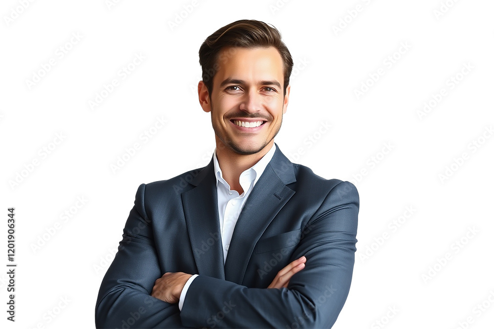 Confident Business Professional PNG Arms Crossed Confident Business Professional PNG Arms Crossed