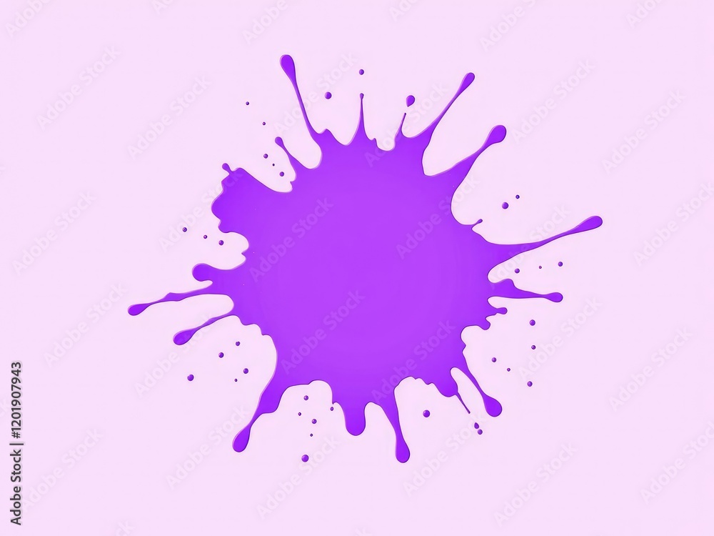 A bold splash of purple paint in a unique geometric pattern, vibrant, expressionism, contemporary A bold splash of purple paint in a unique geometric pattern, vibrant, expressionism, contemporary