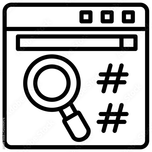 Hashing Icon
