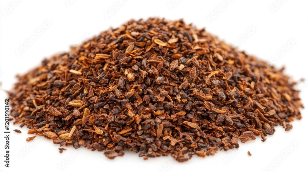 Fine Ground Spices Piled on White Background for Culinary Use Fine Ground Spices Piled on White Background for Culinary Use