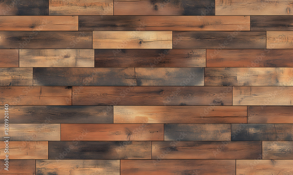 Seamless rustic wood texture background. Perfect for design projects needing a vintage, reclaimed wood plank pattern. Seamless rustic wood texture background. Perfect for design projects needing a vintage, reclaimed wood plank pattern.