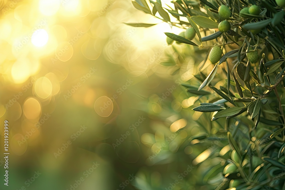 Pixel Perfect Image of Blurred Olive Tree Background with Morning Sunlight and Space for Text Pixel Perfect Image of Blurred Olive Tree Background with Morning Sunlight and Space for Text