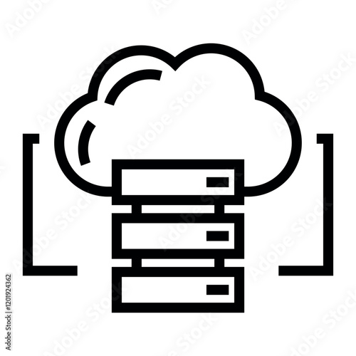 Cloud free vector icon