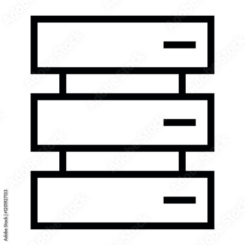 Database vector icon