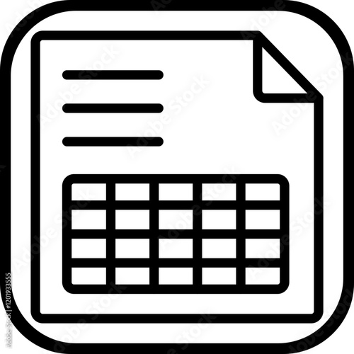 Spreadsheet Icon style