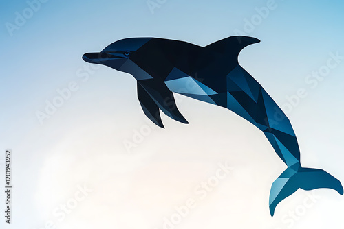 Geometric Dolphin in the Sky photo