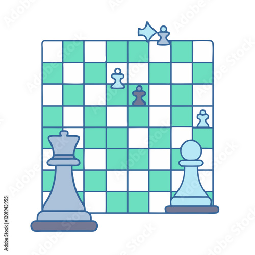 chessboard icon, chessboard vector illustration-simple illustration of chessboard, perfect for chessboard logos and icons