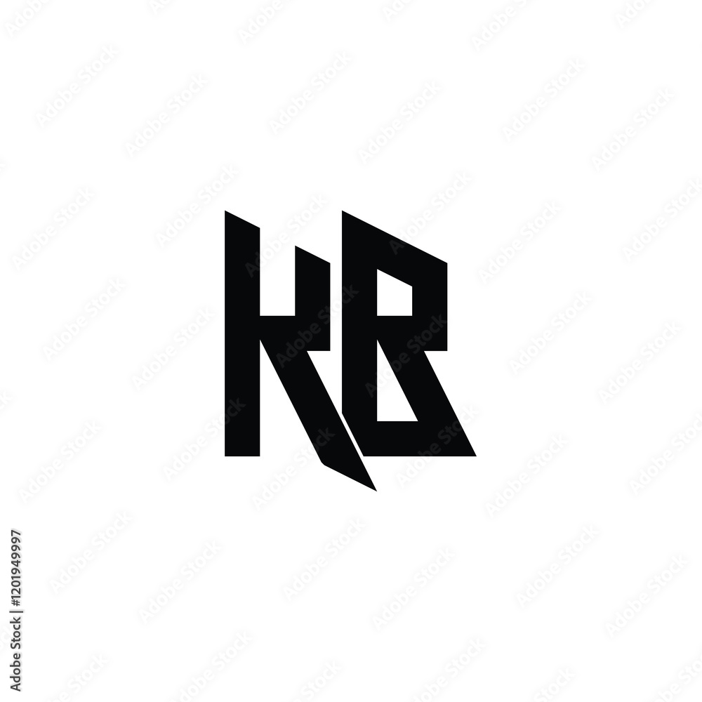 KB monogram logo design letter text name symbol monochrome logotype alphabet character simple logo KB monogram logo design letter text name symbol monochrome logotype alphabet character simple logo