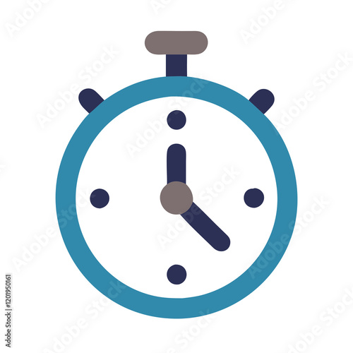 A clock face or timer symbol to represent time or countdown.