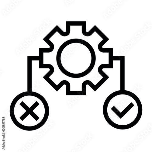 Testing vector icon