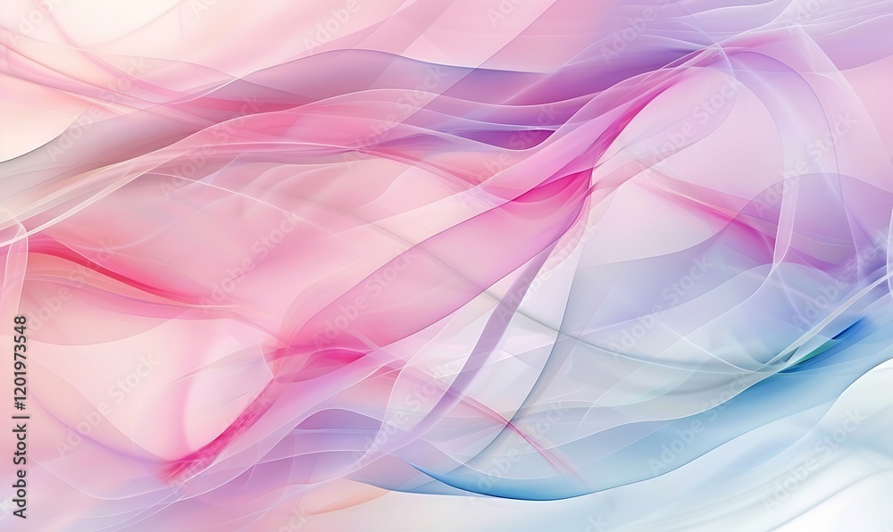 Fototapeta premium Abstract pastel background with delicate curves and gentle texture