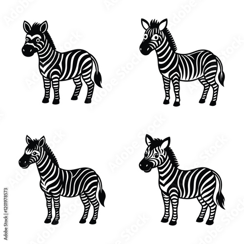 set of zebra