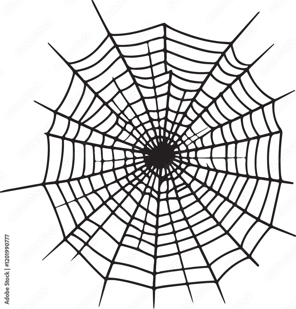 Obraz premium spider web vector