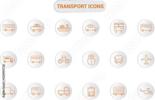 Transport icon pack