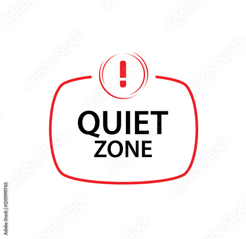 quiet zone text	