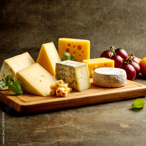 various types of cheese photo
