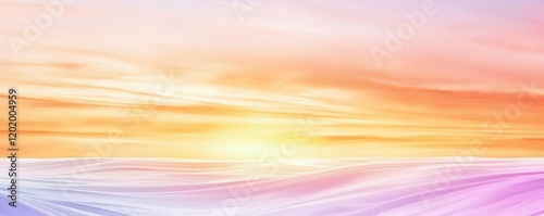 A gradient background transitioning from soft lavender to light peach, symbolizing sunset during travel