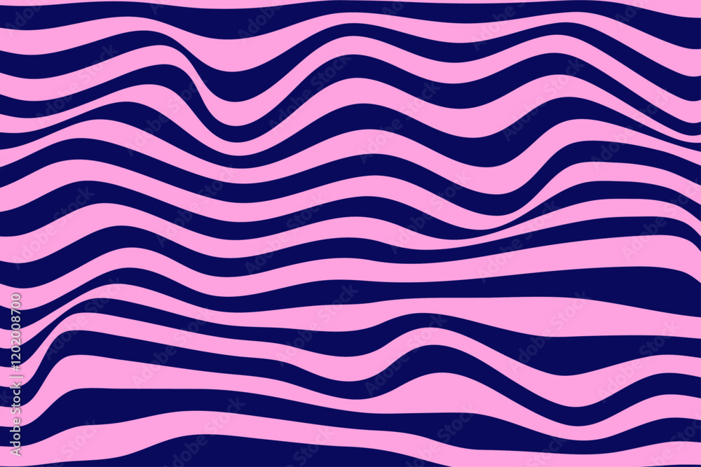 Obraz premium Abstract Groovy Y2k Background