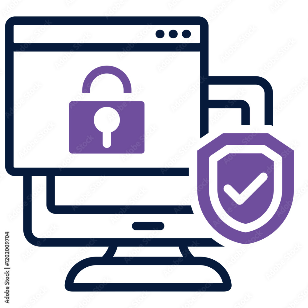 Network Security Icon Network Security Icon