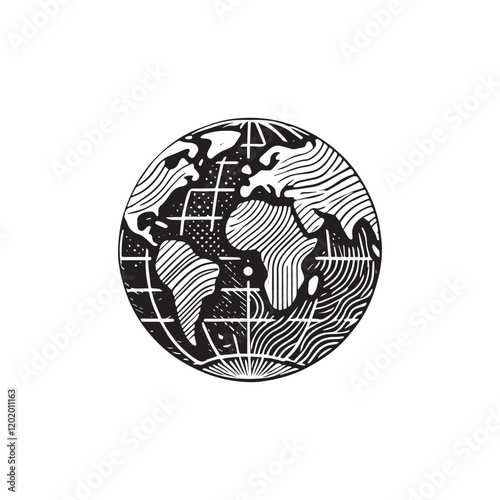 Globe icon vector design symbol art illustration