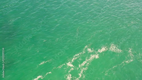 Coastline in St Ives, Cornwall on a sunny day