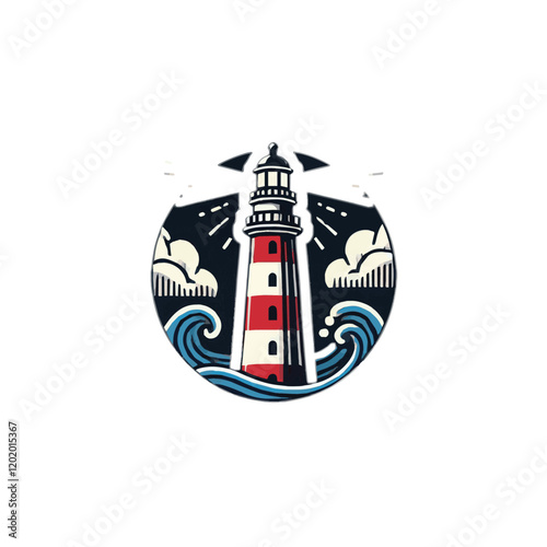 Lighthouse icon vector design symbol illustration
