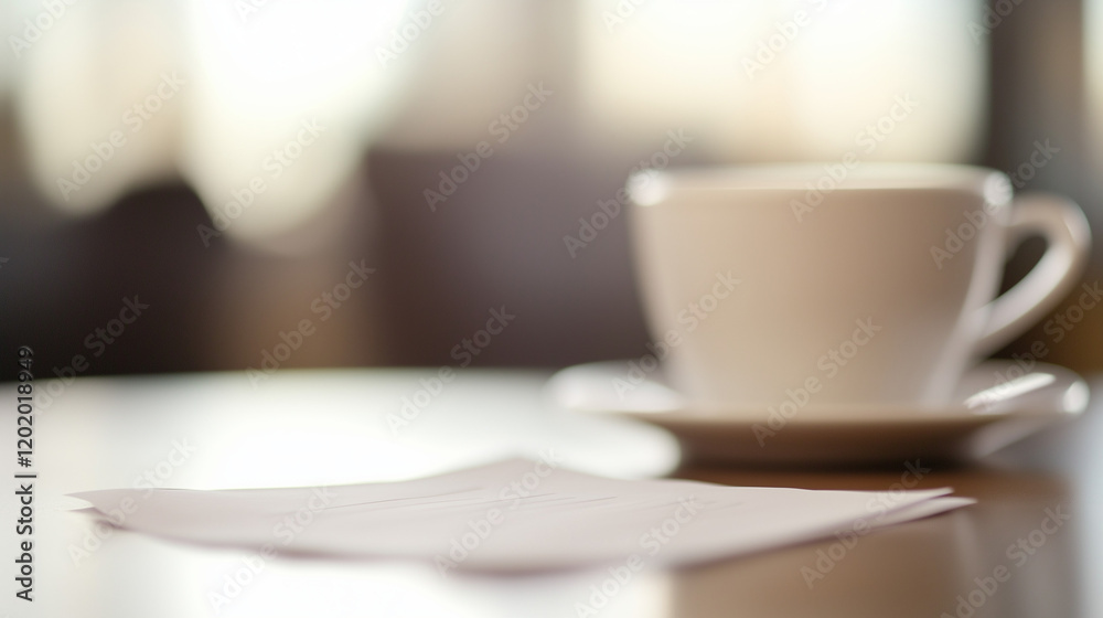 Close-up of a resignation letter and coffee cup on an office desk, symbolizing workforce reduction, job termination, and career change concepts in corporate environment. Close-up of a resignation letter and coffee cup on an office desk, symbolizing workforce reduction, job termination, and career change concepts in corporate environment.