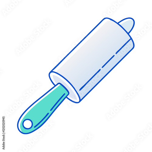 pet hair lint roller icon, pet hair lint roller vector illustration-simple illustration of pet hair lint roller, perfect for pet hair lint roller logos and icons