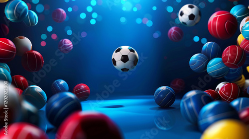 vector cinematic background handball theme