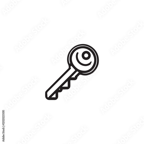 Key icon vector design symbol illustration