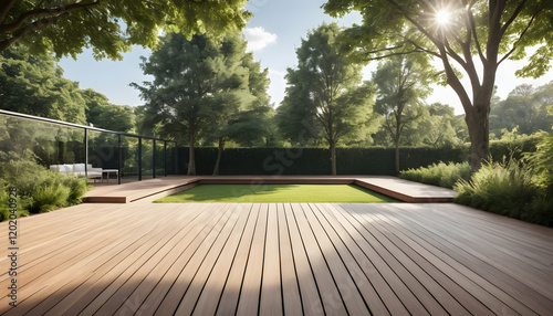 tennis court in the garden