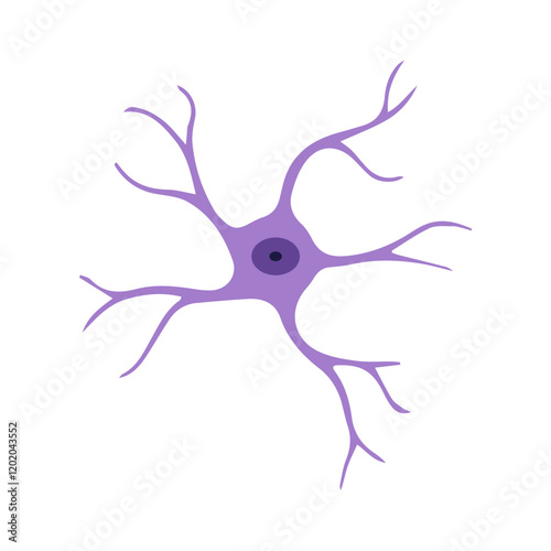 Astrocyte colored icon
