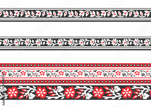 Trandy Flower border design 