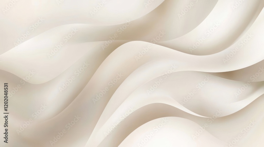 Obraz premium Abstract White Waves Background