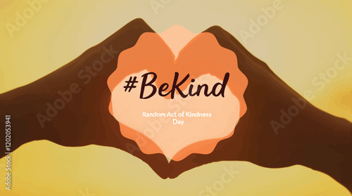 Random Acts of Kindness Day design template concept