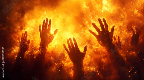 hands up in hellfire