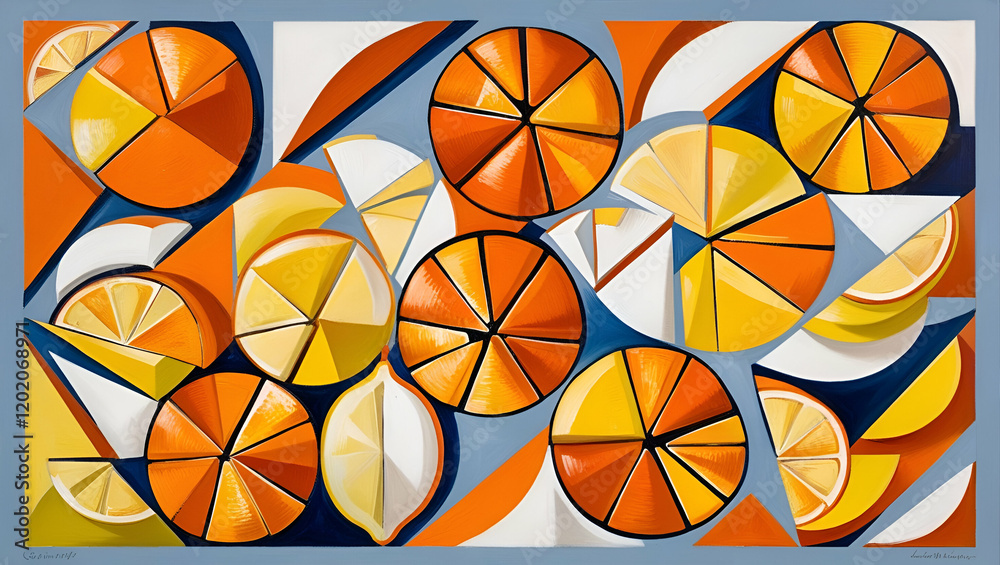 Obraz premium abstract orange background