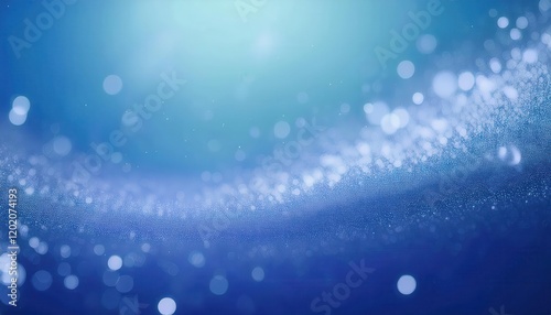 Wallpaper Mural abstract underwater inspired blue gradient with light bokeh effects for serene background designs, digital aesthetics, and aquatic themes Torontodigital.ca