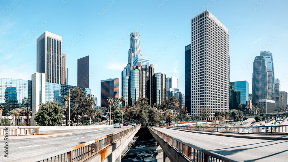 the city center of los angeles, california